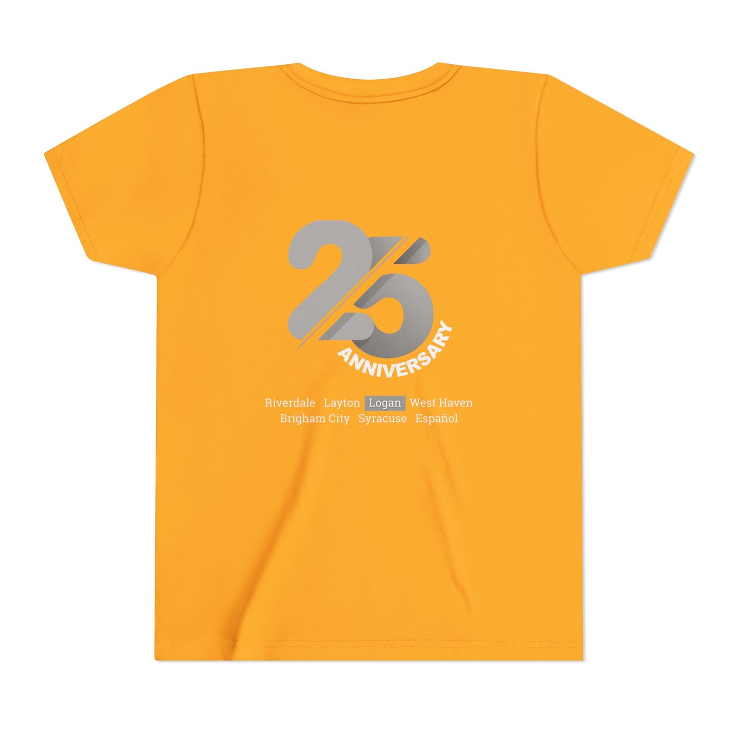 Logan - Youth Alpine Church 25th Anniversary Tee