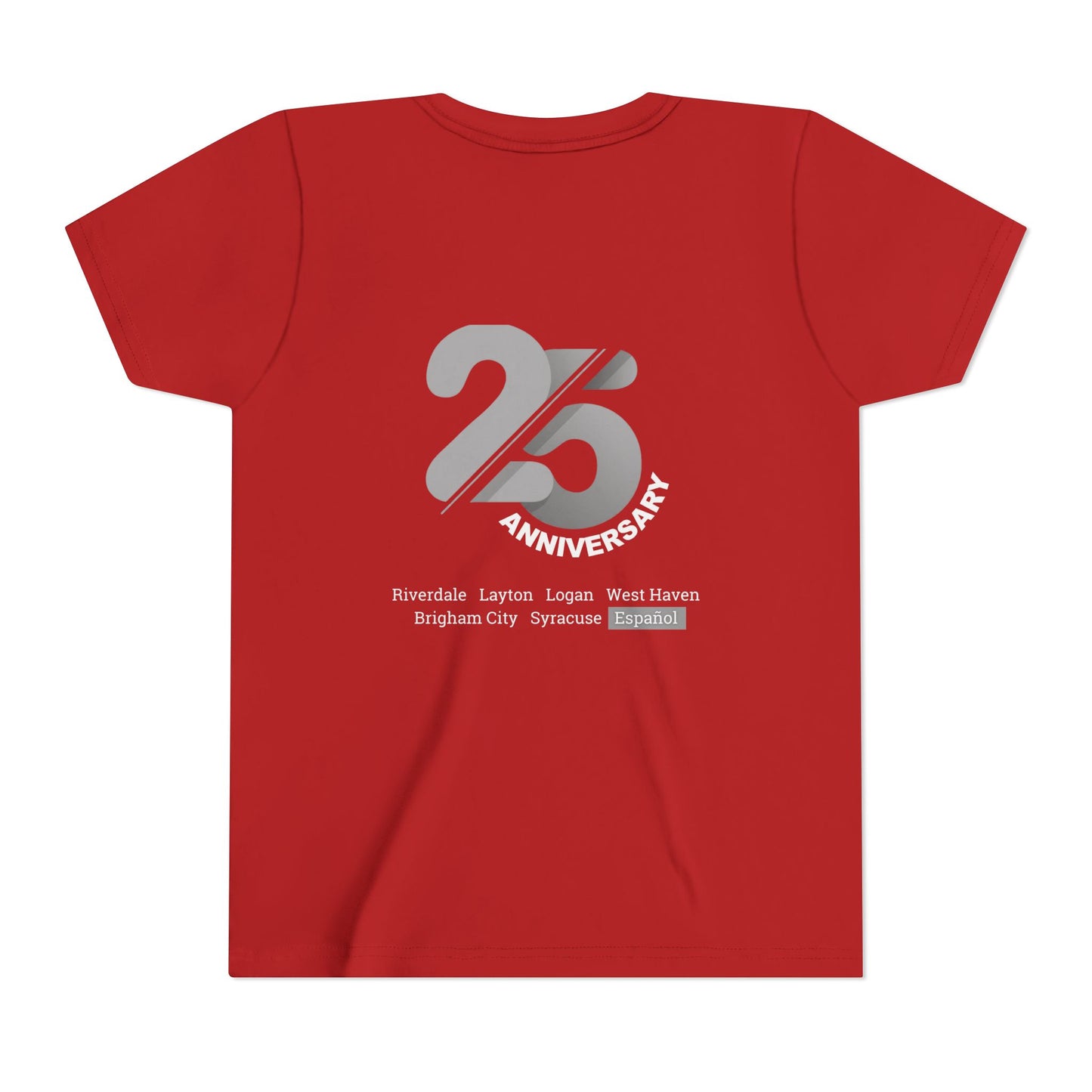 Español - Youth Alpine Church 25th Anniversary Tee