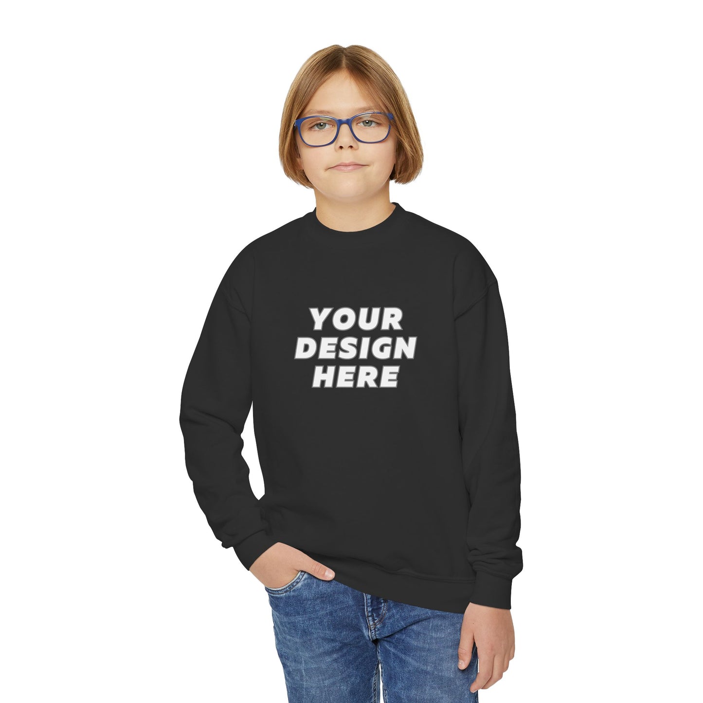 Gildan 18000B | Youth Crewneck Sweatshirt